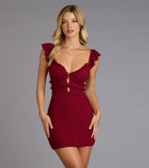 Sweet And Sultry Lace Mini Dress