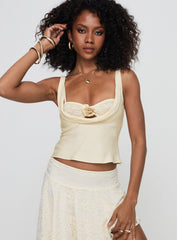 Delilah Top Ivory