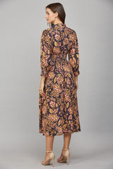 Clara Floral Midi Dress