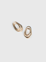 Be Alright Earrings Gold