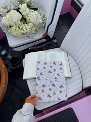 Vintage Book Cover (Dainty Purple)