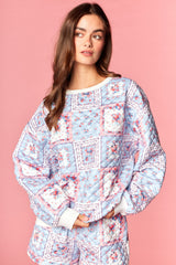 Americana Patchwork Darling Quilted Set