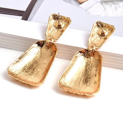 Pre Order: Basket Weave Texture Drop Earrings