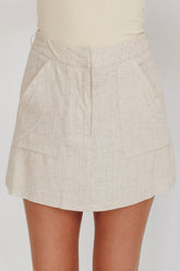 Euphoria Linen Skort Sand