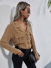 Grace Sheer Wrap Blouse - Light Mocha