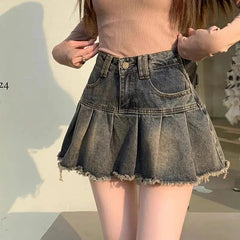 Y2K Denim Mini Skirt
