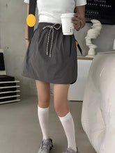Y2K Drawstring Parachute Mini Skirt