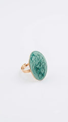 Anillo Maxi óvalo marmoleado +6 colores