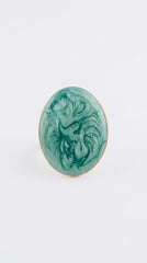 Anillo Maxi óvalo marmoleado +6 colores
