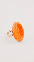 Anillo Maxi óvalo marmoleado +6 colores