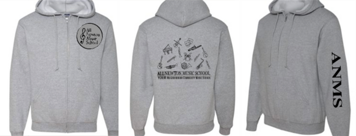 ANMS Full Zip Hooded Sweatshirt