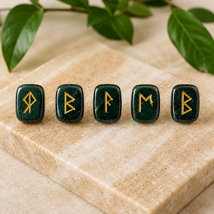 Bloodstone Rune Set (Protection and Strength)