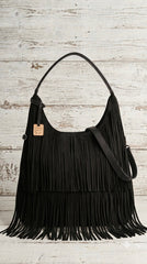 Bolso de Hombro con Flecos Maria Grazia Severi +2 colores