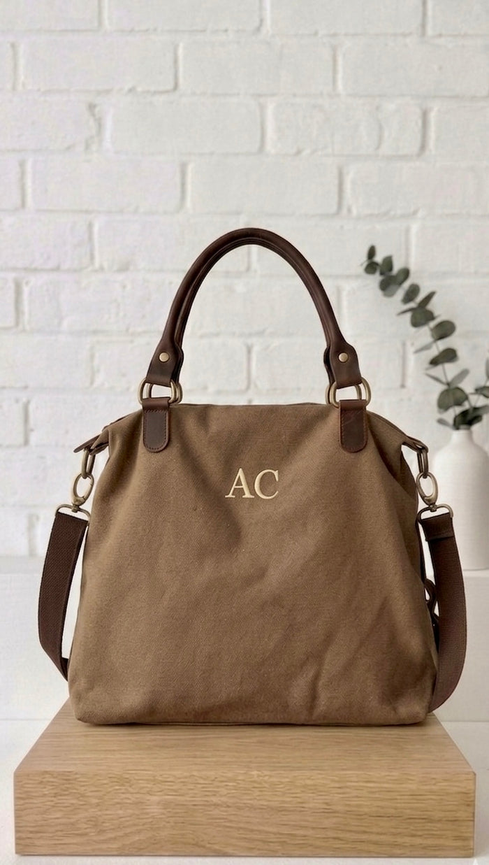Bolso personalizable marrón