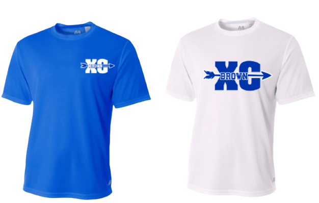 Brown XC short sleeve dry fit (2022 logo)