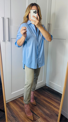 Camisa popelin +2color
