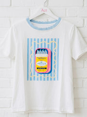 Camiseta lata sardinas +2color
