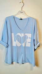 Camiseta love +3 colores