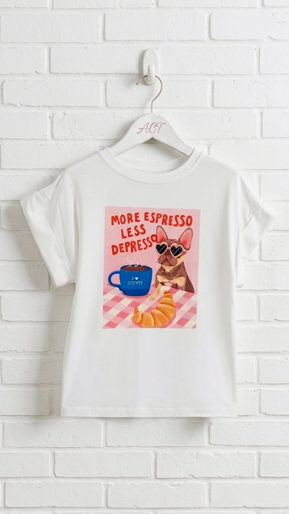 Camiseta More Espresso +1 color