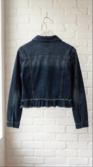 Chaqueta Denim Azul & Volante