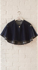 Chaqueta Vaquera Desmontable con Capa