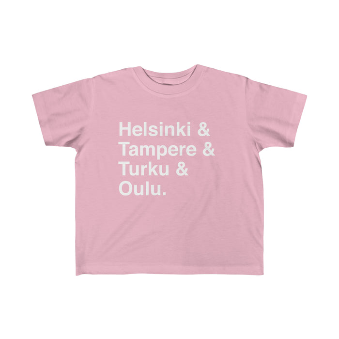 Cities Of Finland Toddler Tee