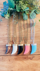Collar cuerno +4 colores