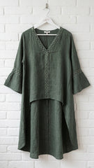 Conjunto lino bordado +5 colores
