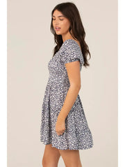The Kayla Ditsy Floral Mini Dress