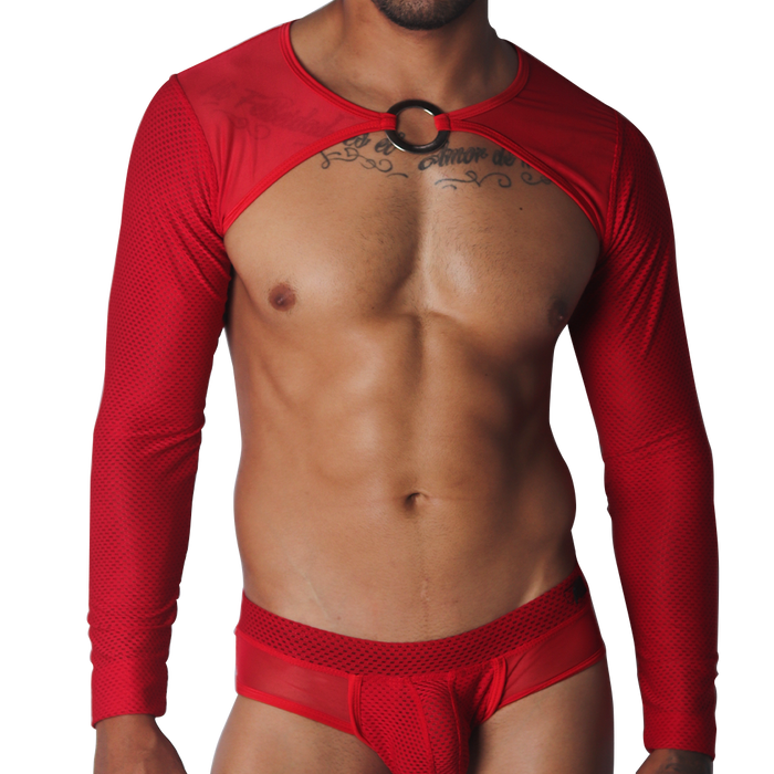 Evocative Red Harness de Gigo Underwear