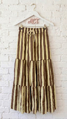 Falda maxi bruna +1 color