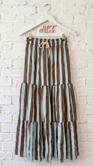 Falda maxi bruna +1 color