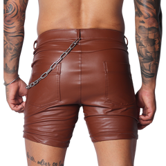 Hide Brown Short vista posterior de Gigo Underwear