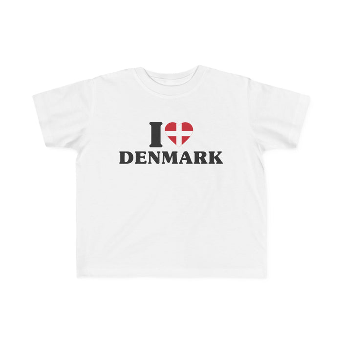 I Love Denmark Toddler Tee