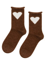 Love Cashmere Crew Sock-Accessories-Uniquities