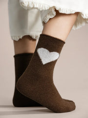 Love Cashmere Crew Sock-Accessories-Uniquities