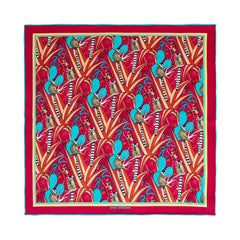 Madagascar Red Silk Bandana-Accessories-Uniquities