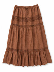 Micah Embroidered Skirt-Bottoms-Uniquities