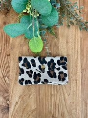 Monedero grande animal print