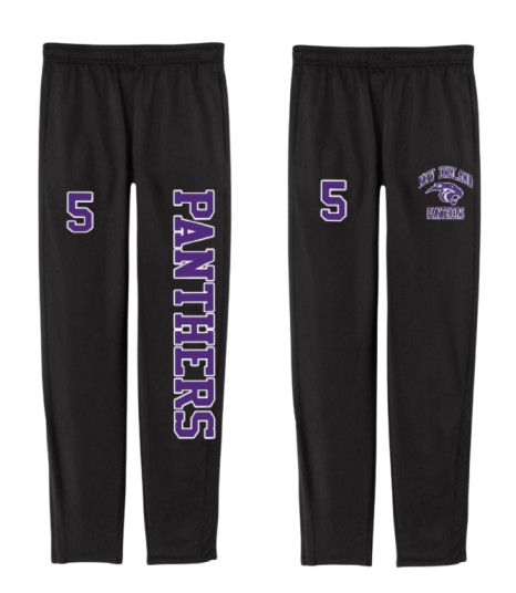NE Panthers Performance ankle zip Jogger