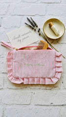 Neceser bordado con volantes +3 colores