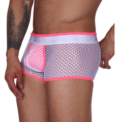 Net Fuchsia Trunk vista frontal de Gigo Underwear