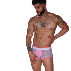 Net Fuchsia Trunk en modelo de Gigo Underwear