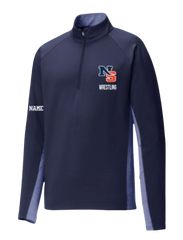 Newton South Color Block 1/4 Zip (New)