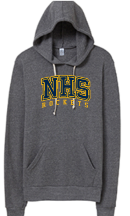 NHS Unisex Alternative Apparel Hooded Sweatshirt (Grey,Navy)