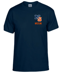 NSHS wrestling team short sleeve cotton tee