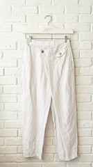 Pantalón cruzado lino