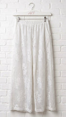 Pantalón encaje floral +2 colores