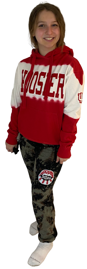 Skyline Tie Dye Hoodie(Please put College or Camp in the NOTE TO SENDER BOX on the check out page)