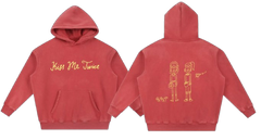 Snow Washed Kiss Me Twice Hoodie